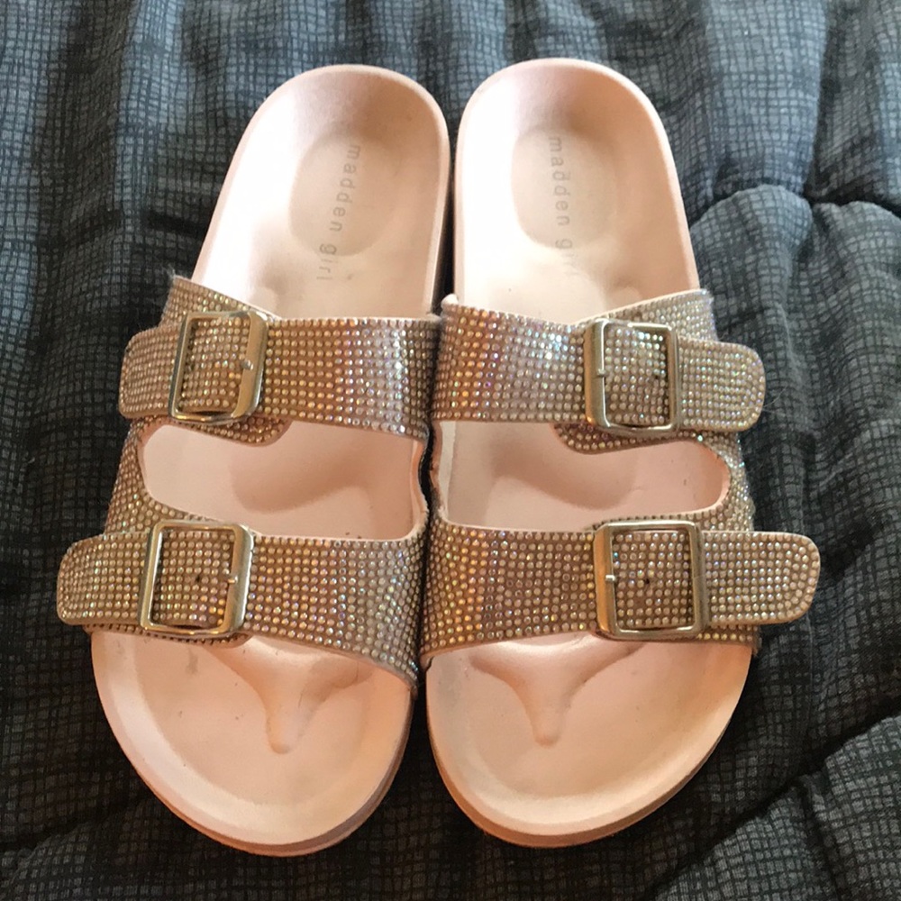 Madden Girl Bling Sandals- Size 10